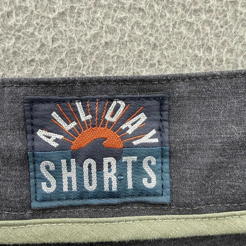Faherty All Day Shorts Mens 36 Blue Chino Stretch 9 Inseam Drawstring Casual
